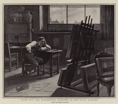 Hard-Hit! His Masterpiece Rejected at the Royal Academy by Francois Barraud