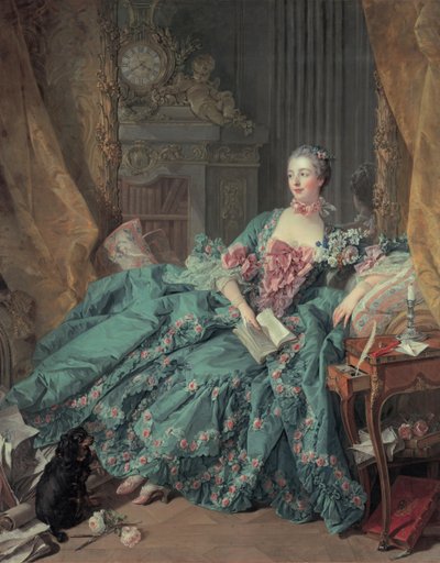 Portrait of Madame de Pompadour by François Boucher