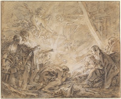 The Adoration of the Shepherds by Francois Boucher