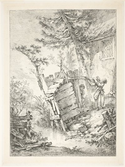 The Laundress by François Boucher