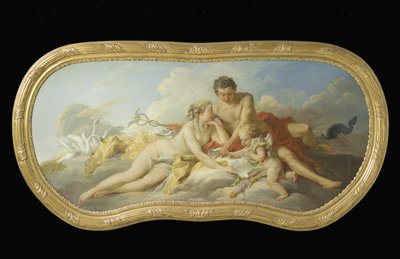 Venus and Mercury Instructing Cupid by François Boucher