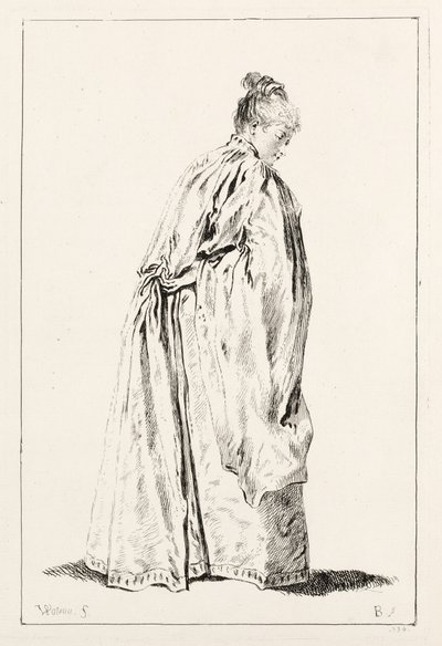 Woman Standing by François Boucher