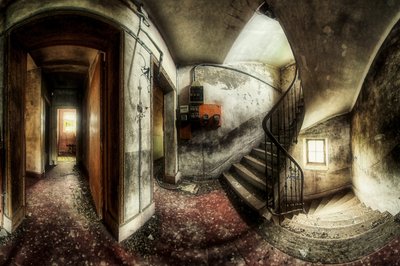 Forgotten Spiral Staircase by Francois Casanova