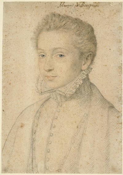 Portrait of Henri de Bourbon, Marquis des Beaupréau by François Clouet