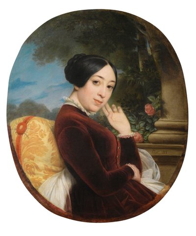 Portrait of the Singer and Composer Pauline Viardot by Francois Edouard Picot