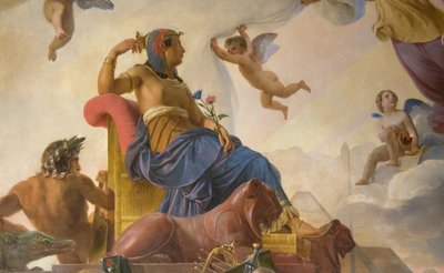 The Study and Genia Devote Ancient Egypt to Greece by Francois Edouard Picot