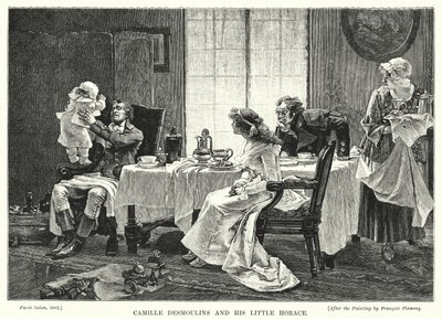 Camille Desmoulins and His Little Horace by Francois Flameng