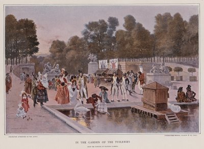 In the Garden of the Tuileries by Francois Flameng