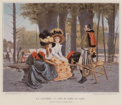 The Conversation by Francois Flameng