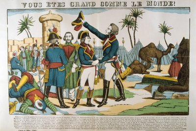 Napoleon and General Kleber on the Expedition to Egypt by Francois Georgin
