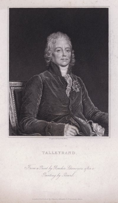 Charles Maurice de Talleyrand-Perigord, French politician and diplomat by Francois Pascal Simon (after) Gerard