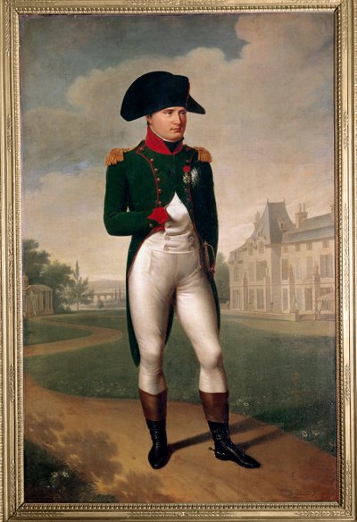 Portrait of Napoleon Bonaparte in Front of the Castle of Malmaison by Baron François Pascal Simon Gérard