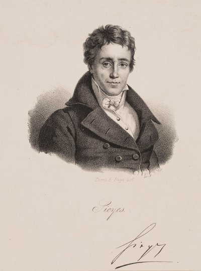 Portrait of Emmanuel Joseph Sieyès by Francois Seraphin Delpech
