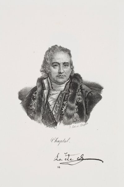 Portrait of Jean Antoine Chaptal by Francois Seraphin Delpech