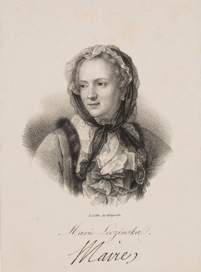 Portrait of Maria Leszczyńska by Francois Seraphin Delpech