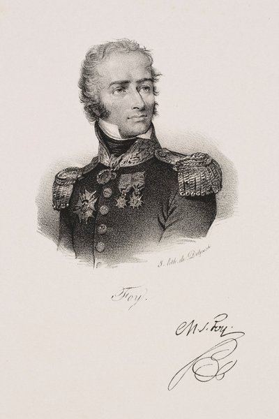 Portrait of Maximilien Sébastien Foy by Francois Seraphin Delpech