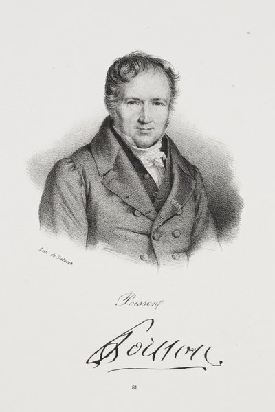 Portrait of Siméon Denis Poisson by Francois Seraphin Delpech
