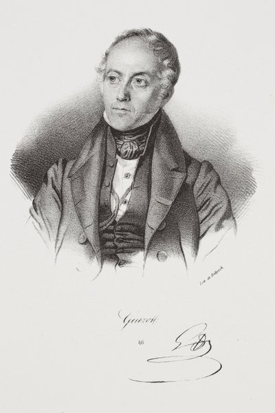 Portrait of the Politician François Pierre Guillaume Guizot by Francois Seraphin Delpech