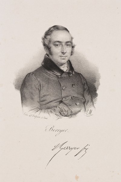 Portrait of the Politician Pierre-Antoine Berryer by Francois Seraphin Delpech