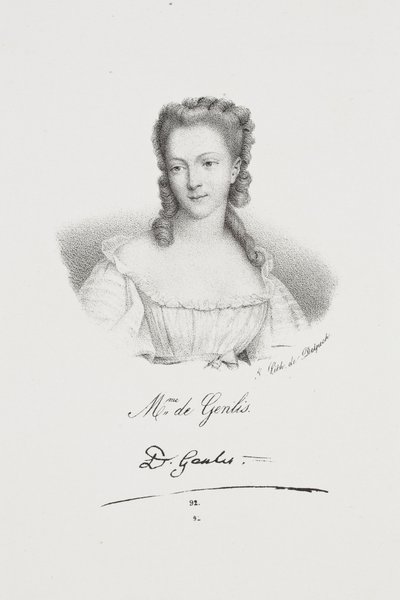 Portrait of the Writer Félicité de Genlis by Francois Seraphin Delpech
