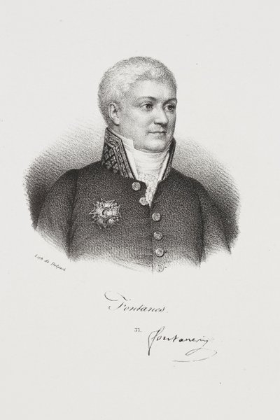 Portrait of the Writer Louis Jean-Pierre, Marquis de Fontanes by Francois Seraphin Delpech