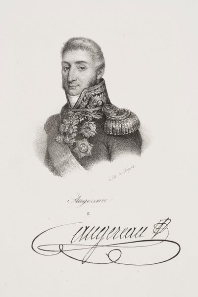 Portrait of Marshal Charles Pierre François Augereau by Francois Seraphin Delpech