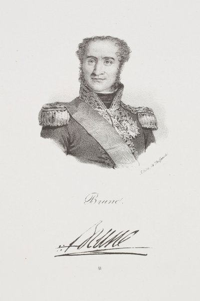 Portrait of Marshal Guillaume Brune by Francois Seraphin Delpech
