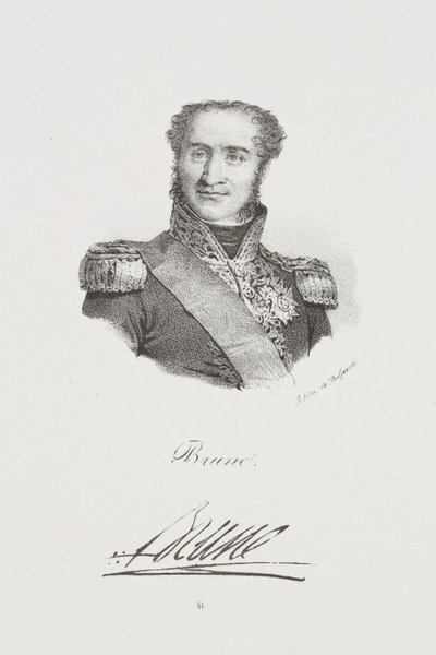 Portrait of Marshal Guillaume Brune by Francois Seraphin Delpech