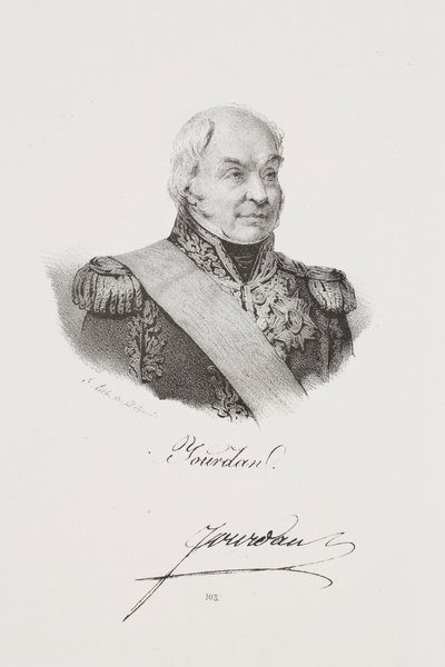 Portrait of Marshal Jean-Baptiste Jourdan by Francois Seraphin Delpech