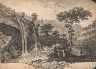 A Prospect of that Beautiful Cascade below Matlock Bath by Francois Vivares