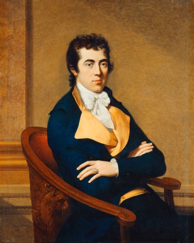 Portrait of Henry Richard Vassall Fox, 3rd Lord Holland by Francois Xavier Fabre