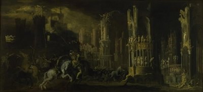 Architectural Fantasy with the Conversion of Saul (Saint Paul) by Francois de Nome