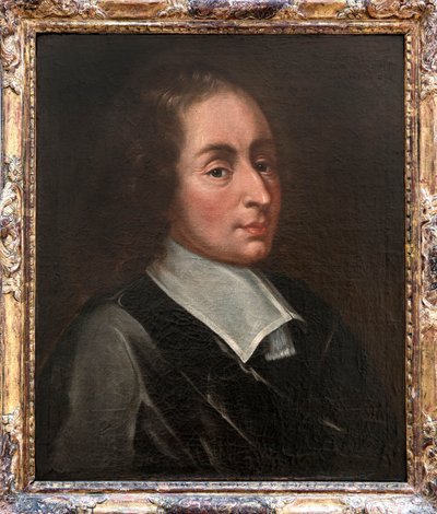Portrait of Blaise Pascal by Francois the Younger (after) Quesnel