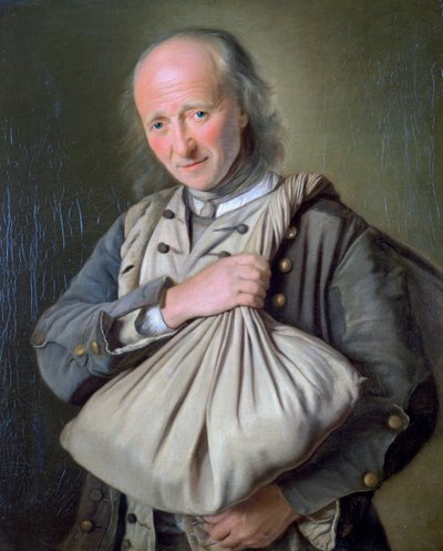 A Man with a Double Sack by Francoise Duparc