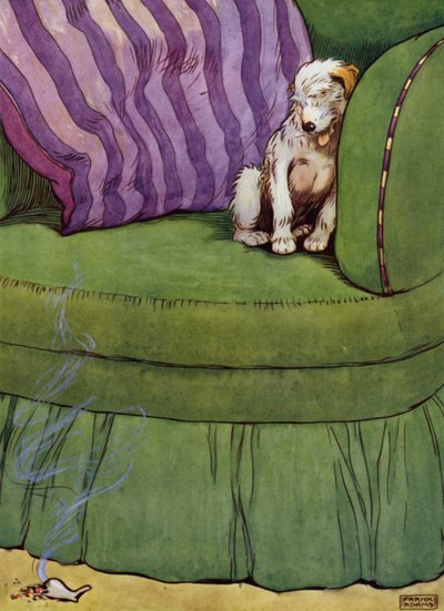 Illustration for Old Mother Hubbard by Frank Adams