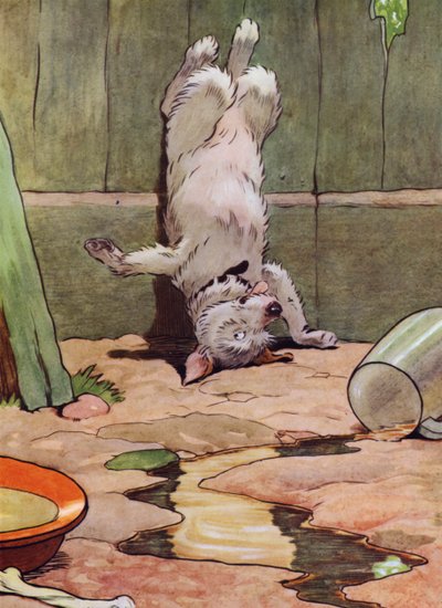 Illustration for Old Mother Hubbard by Frank Adams