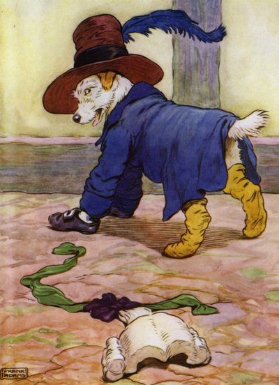 Illustration for Old Mother Hubbard by Frank Adams