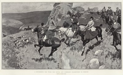 A Successful Day with the Devon and Somerset Staghounds on Exmoor by Frank Craig