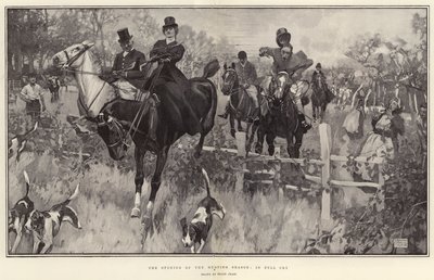 The Opening of the Hunting Season, in Full Cry by Frank Craig
