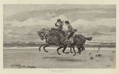 A Gallop on the Sands by Frank Dadd