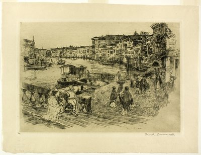 View of the Grand Canal by Frank Duveneck