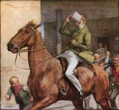 The Pickwickians set out for Dingley Dell by Frank Reynolds