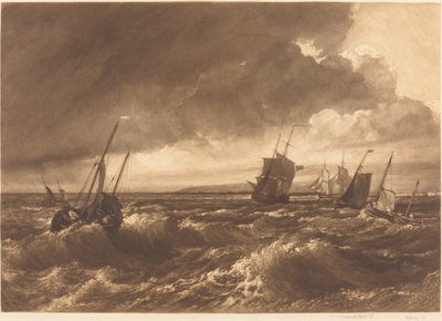 The Mouth of the Thames, Isle of Sheppey in Distance, 1891 by Frank Short