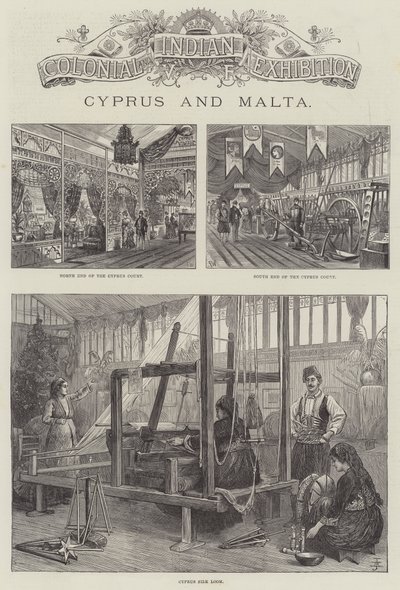 Colonial and Indian Exhibition, Cyprus and Malta by Frank Watkins