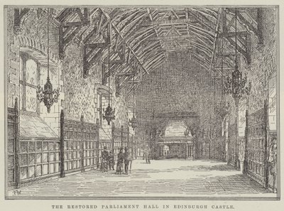 The Restored Parliament Hall in Edinburgh Castle by Frank Watkins