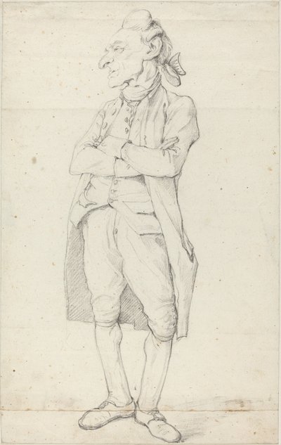 A Gentleman Standing with His Arms Crossed by François André Vincent