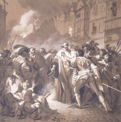 President Mole Returning from the Palais-Royal During the Fronde by François André Vincent