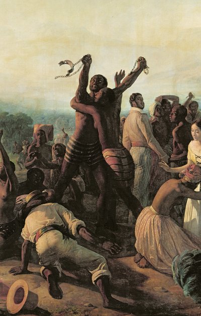 Proclamation of the Abolition of Slavery in the French Colonies, 23rd April 1848 by François Auguste Biard