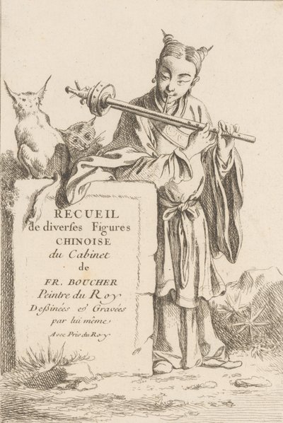 Collection of Diverse Chinese Figures, 1738-45 by François Boucher