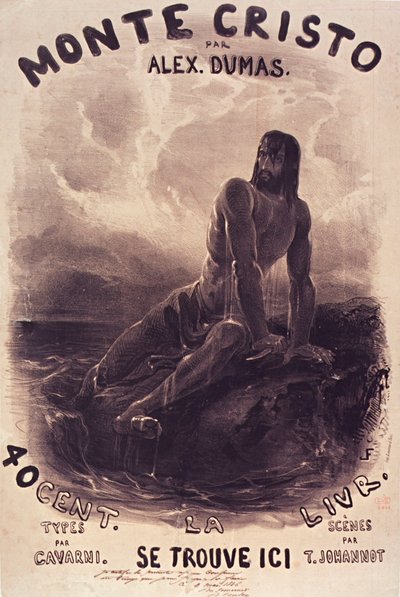 Dante on His Rock by Francois Louis Francais